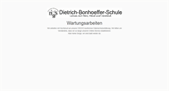 Desktop Screenshot of dietrich-bonhoeffer-schule.de