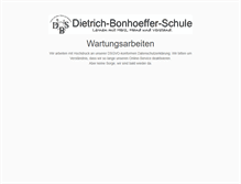 Tablet Screenshot of dietrich-bonhoeffer-schule.de